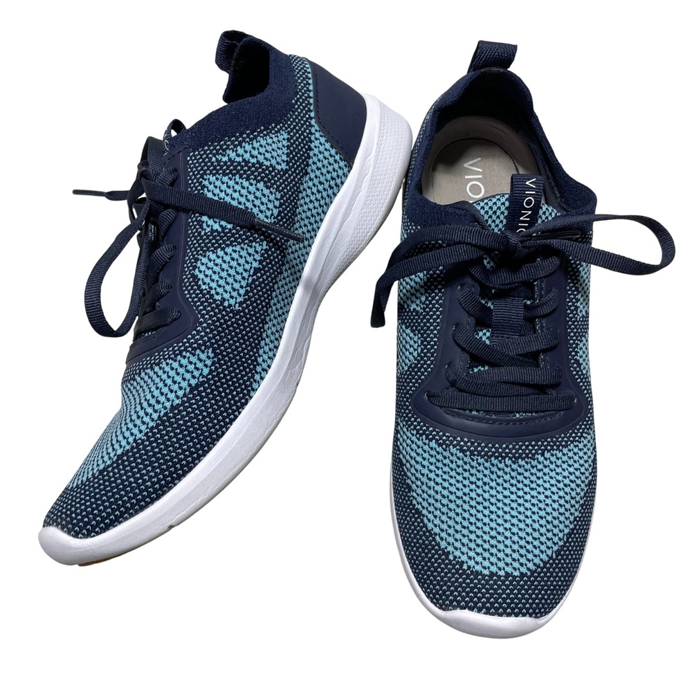 Vionic 6 Lenora Women's Sneaker in Navy Blue Engineered Mesh